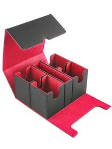 Hộp đựng bài MTG kèm khay đựng xúc xắc, hộp đựng bài Commander 5 trong 1 chứa được hơn 840 lá bài không cần bọc, hộp đựng bài MTG bằng da có nam châm, hộp đựng bài có thể tháo rời TCG CCG - Nhiều màu - Xem 10