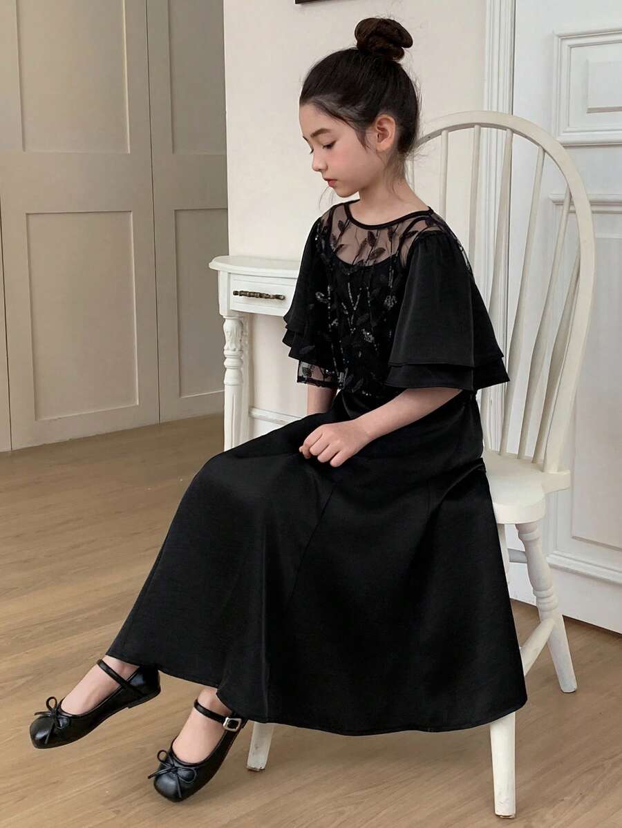 Dazy Kids Tween Girls Fall Dress Summer Sun Dresses For Women - Black - View 1