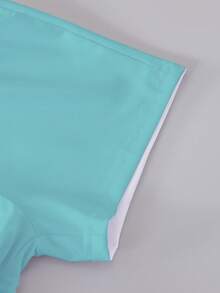 Souflis Souflis Bộ quần áo ngắn tay in hình cây dừa nhiệt đới cho bé trai, thích hợp cho kỳ nghỉ biển/chơi đùa thường ngày, lý tưởng cho hoạt động ngoài trời, thể thao và mặc hàng ngày vào mùa xuân và mùa hè. - Nhiều màu - Xem 4