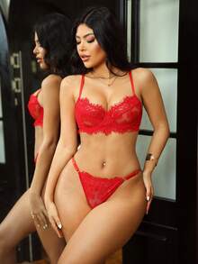 Seduluxe 6pcs Women Lace Lingerie Set - Multicolor - View 8