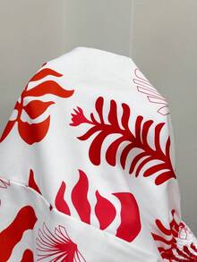 Selianne Casual Vacation French Riviera Style Women's Mini Dress. Fashionable Prints, Babydoll Design, Spaghetti Strap Ruffle Mini Skirt. Suitable For Summer Daily Outings, Commuting, Dates, Parties, And Various Occasions - Multicolor - View 7