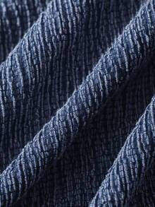 DAZY 女士夏季圆领露背镂空修身短款休闲性感吊带背心 - 藍色 - 查看 7