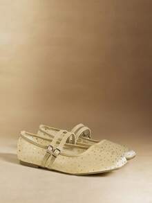 Rosivie Women's Flat Shoes - Gold - View 3