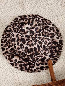SHEIN Playful Pals Vestido elegante con tirantes de espagueti, volantes y ribete acanalado de tela de pata de gallo para bebé niña, lindo para primavera/verano con sombrero - Marrón - Ver 4