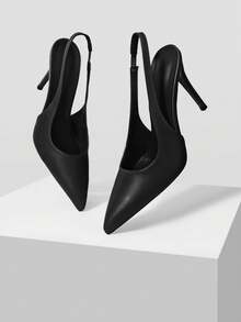 Mnmlis Zapatos de tacón para mujer - Negro - Ver 6