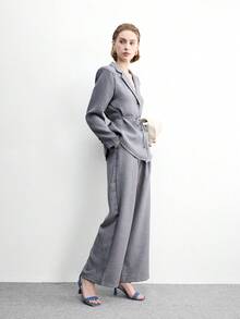 CUCCOO BIZCHIC Giày sandal đế dày màu xanh dương đơn giản dành cho nữ, giày công sở đa năng, phù hợp cho việc đi làm hàng ngày. - Màu jean - Xem 6