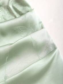 Sweetra Spring/Summer New Arrival Halter Midi Dress, Suitable For Vacation, Birthday Party Outfit - Green - View 4