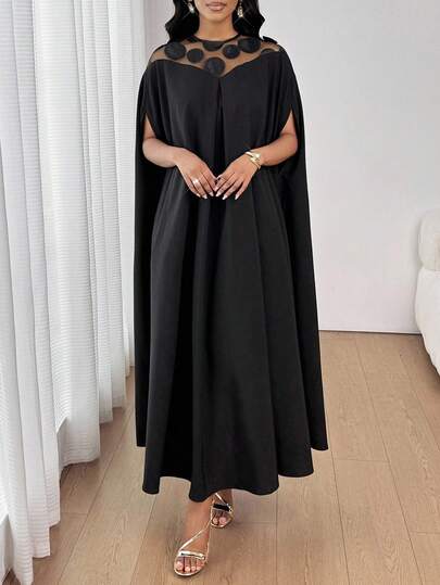 SHEIN Lady 女士长裙 商务休闲女装 工作服 办公室装 外出装 女士机场装 旅行装 机场装 返校装 乡村演唱会装 女士约会夜装