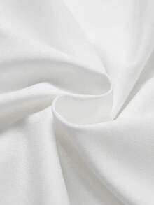 Resyla Women's Minimalist Printed Short Sleeve Round Neck T-Shirt - White - View 5