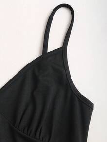 Sweetra Y2K Sexy Sheer Versatile Commute & Vacation Elegant Lace Wide Leg Pants 2 Pieces Set - Black - View 6