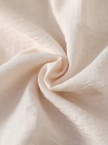 Vintaside Kids 少女夏季米色柔软甜美蝴蝶装饰无袖连衣裙，宽松荷叶边下摆设计，适合日常外出、休闲聚会、家庭派对、与朋友享用下午茶等场合。 - 彩色 - 查看 4