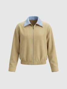 Airaco Women's Zipper Pocket Casual Versatile Daily Wear Lightweight Jacket - Multicolor - View 1