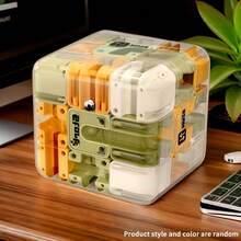 MINKOJA 3D Maze Cube Bead Puzzle - A Brain-Teaser Game That Enhances Spatial Awareness, Problem-Solving Skills, Focus, And Critical Thinking. It'S A Cognitive Development Game Suitable For Birthday Party Activities, Featuring An Interlocking Design(Suitable For Ages 3+) - Multicolor - View 2