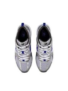 New Balance 530 أحذية رياضية للأطفال فضي داكن معدني/فريق ملكي GR530ADE - Dark Silver Metallic/Team Royal - مشاهدة 5