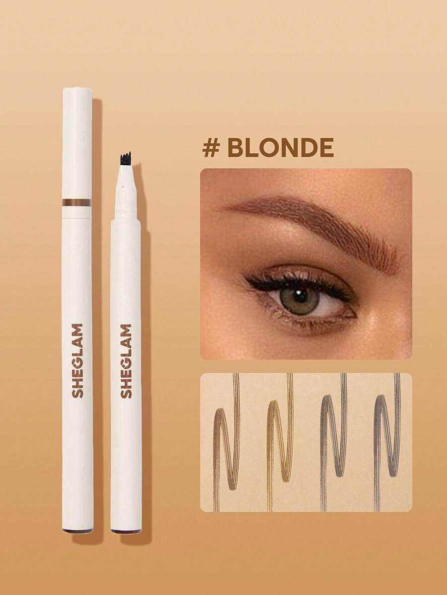 SHEGLAM Feather Better 液體眉筆-金色持久眉筆防暈染防水自然濃密眉毛眉妝眉筆 品牌 美容 化妝 化妝品 適合女性與女孩 完美搭配冬季春季 Y2K 時尚 流行 生日 情人節禮物 假期 派對準備就緒 最佳顏色 - Blonde - 查看 1