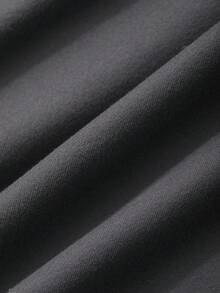 DAZY Áo thun nữ không tay ôm dáng, cổ xếp ly, màu trơn, gợi cảm, thích hợp cho mùa hè. - Xám - Xem 6