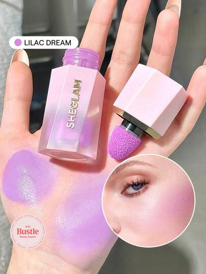 SHEGLAM Color Bloom Liquid Blush-Lilac Dream Rare Brand Beauty Makeup Face Paint Cosmetic For Women Girls Perfect For Winter Spring Ideal For Y2K Fancy Fashion Suitable For Birthday Valentine'S Day Gift Rave Party Ready Best Color