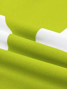 SOLERSUN Women's Plus Size Geometric Printed Asymmetrical Shoulder Drawstring Ruched Side Blouse, Random Print,One Shoulder Top - Olive Green - View 8