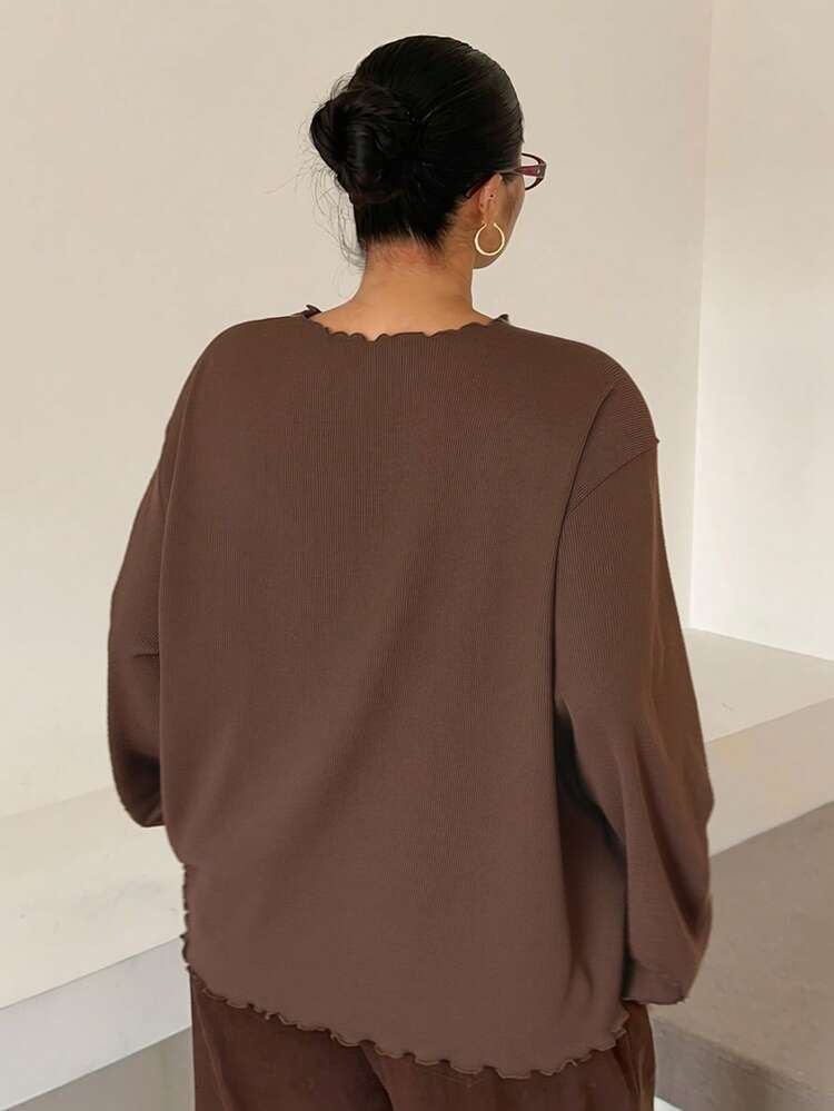 Oversized Striped Short Sleeve Black & White Summer T-Shirt