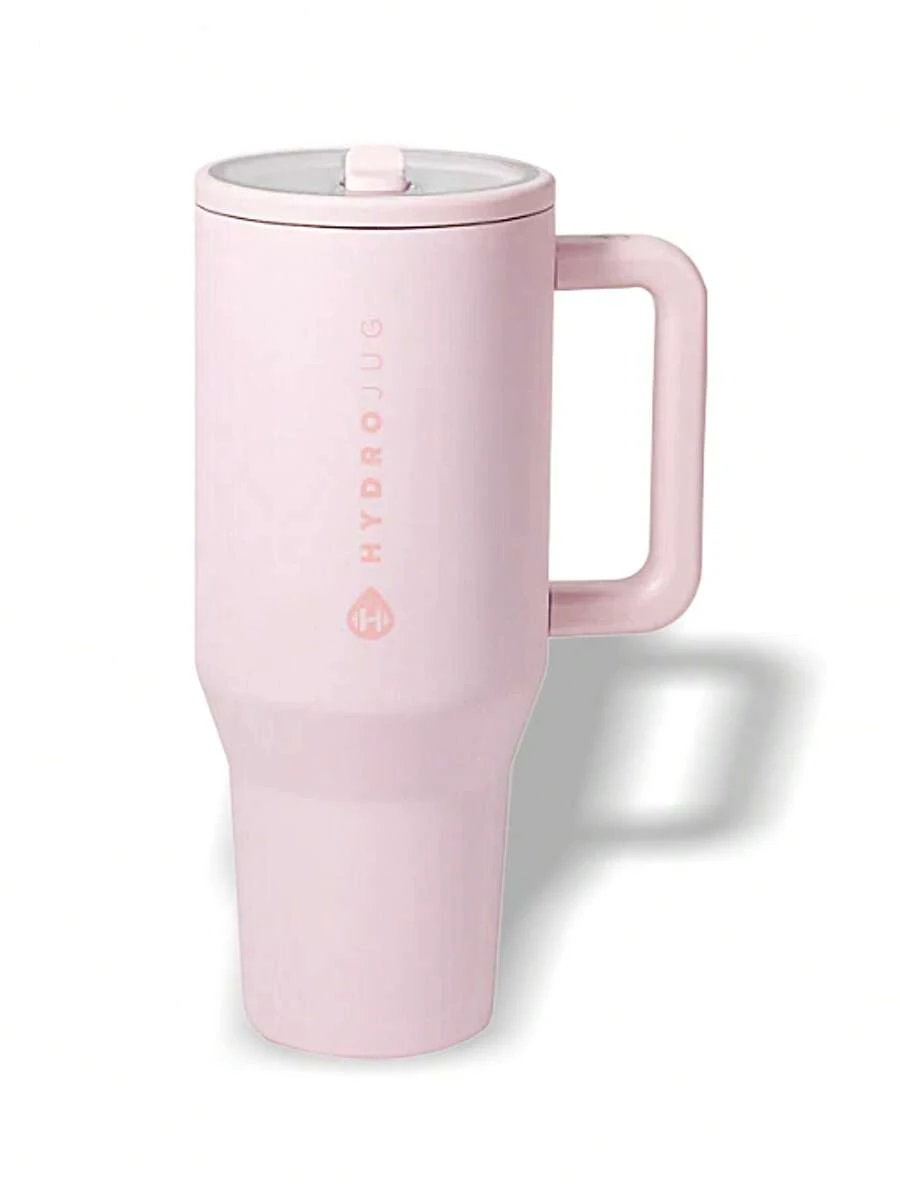 Sports Water Bottle HydroJug Traveler 40oz Portable Sweat Absorption Leakproof Lightweight Solid Versatile Outdoor Unisex Pink CUPPNKSSTDCUP1 - Pink - View 1