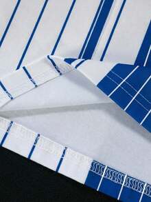 TOM & JERRY X SHEIN 男士卡通印花宽松休闲短袖T恤 - 白色 - 查看 5