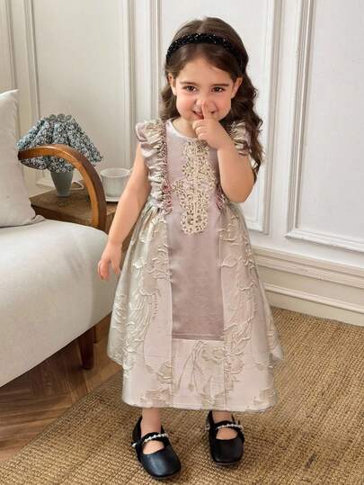 DAZY 女童（幼儿）休闲连衣裙，秋季