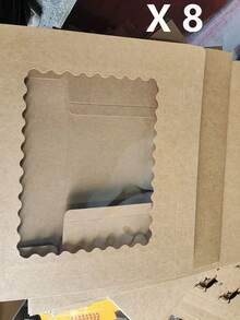 Cupcake Boxes With Window, Large Cake Boxes Suitable For Birthday, Wedding, Valentine's Day Gift Packaging - Brown - View 19