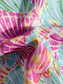 Swim Vcay Women's All-Over Print Twist Strap Bikini Set - Multicolor - View 7