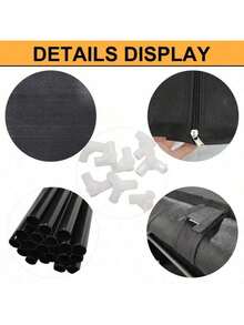 10 Layer Shoe Rack, 9 Compartments With Dust Cover, Shoe Rack Storage And Organization Rack - Multicolor - View 7