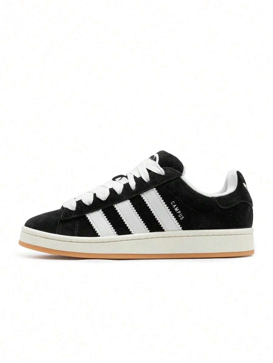 Adidas Campus 00s Colorblock Lace Up Casual Athletic Shoes - Black and White - View 1