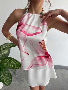 RiviMae Nevyona 女士露背休闲上衣，时尚沙滩度假上衣 - 彩色 - 查看 3