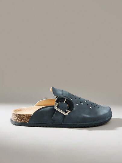 Solecia Women's Round Toe Hollow-Out Retro Slip-On Casual Slip-On Flats, Convenient, Comfortable For Daily, Work, Outdoor Wear