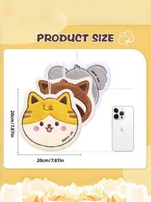 Zazumi 4款动物图案：考拉、猫、水豚、浣熊超强吸水手巾，双层海绵珊瑚绒材质，可悬挂，适用于厨房、浴室，送给女性、妈妈、妻子、姐妹、朋友、同事的理想礼物 - 彩色 - 查看 4
