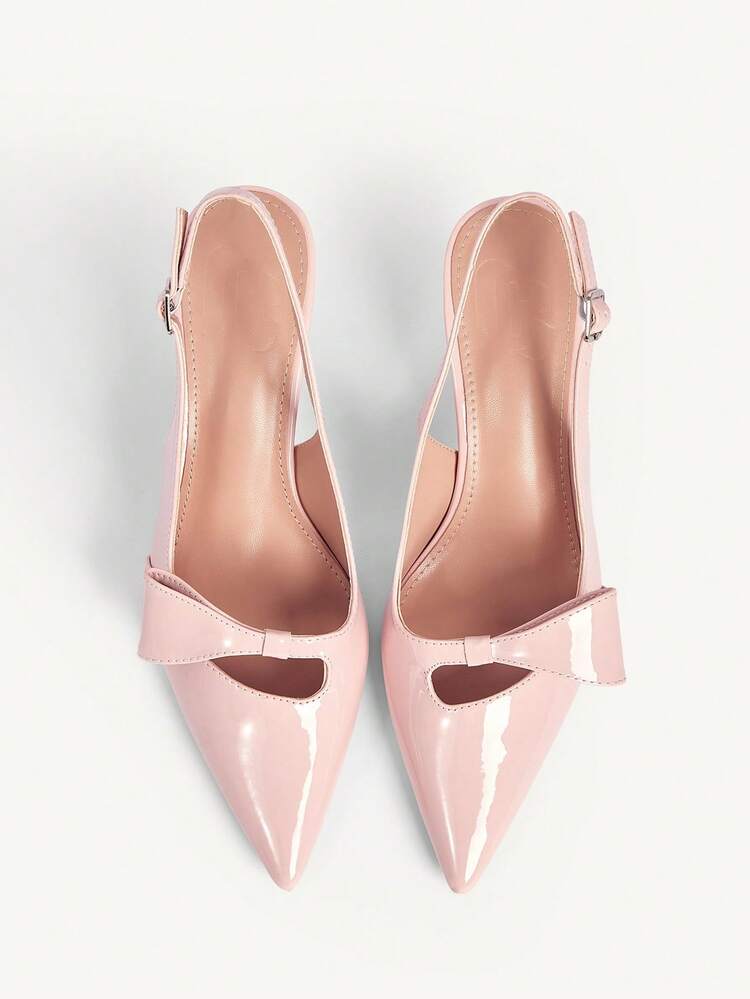 CUCCOO CHICEST 2026 Summer And Autumn Women's Bow Elegant Dating Shoe Heel High Heel Wedding Shoes Summer Shoes Bride Shoes