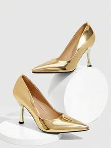 CUCCOO SZL 女士高跟鞋 - 金色 - 查看 1