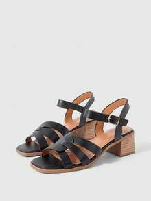 Sleekvia WOMEN HEELED SANDALS - Black - View 2