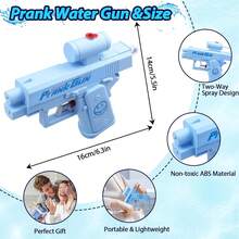 MINKOJA 1pc Double Sided Prank Water Gun, Creative Reverse Watering Gun Prank Funny Spray Water Toy, Spoof Water Gun With Reversible Switch, Fun Toys For Parties And Pranks - Multicolor - View 13