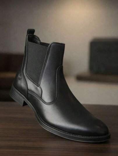 Botín Chelsea Hombre De Vestir Elegante Dorone Varios Colores, Botines Chelsea De Moda Para Ocasiones Especiales, Fáciles De Combinar