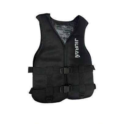 1 pieza Chaleco salvavidas para adultos, gran flotabilidad, correas ajustables, transpirable y de secado rápido, el material exterior es de goma de cloropreno, reforzado y anti-colisión, adecuado para natación, buceo, navegación a motor y pesca, esencial de playa, accesorios de playa, flotador de piscina