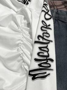 Glimmora 这款女士复古2000年代风格Polo领T恤非常适合音乐节、校园生活和日常通勤。休闲、简约、时尚，是送给朋友的绝佳礼物。 - 彩色 - 查看 5