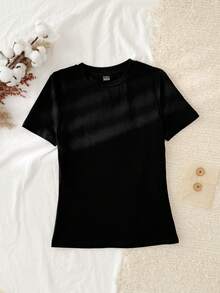 Tseoso 3件套女士休闲简约95%棉圆领修身长袖T恤套装 - 彩色 - 查看 7