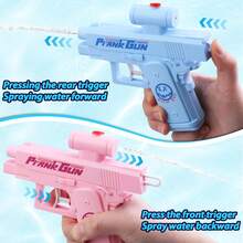 MINKOJA 1pc Double Sided Prank Water Gun, Creative Reverse Watering Gun Prank Funny Spray Water Toy, Spoof Water Gun With Reversible Switch, Fun Toys For Parties And Pranks - Multicolor - View 11