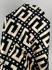 SHEIN Lady Skirt Holiday Skirt Elegant Midi Skirt - Black - View 7