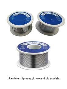 Kawat Solder Timah Timbal Inti Rosin 63-37, Diameter 0,6/0,8/1mm, Untuk Pengelasan Listrik, Mengandung Fluks 2,5% - Perak - View 8