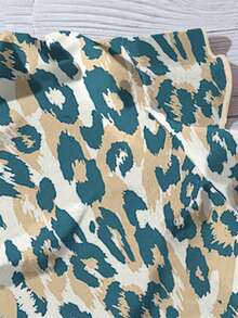 SHEIN LUNE Camisa casual de talla grande con estampado de leopardo, adecuada para el verano - Multicolor - Ver 5