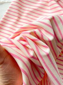 SHEIN Genkimix Kids Young Girls Striped Cami Dress, Casual Fashion, Soft And Comfortable Texture - Multicolor - View 5