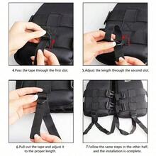 1PC Adult Life Jacket, Large Buoyancy, Adjustable Straps, Breathable & Quick-Drying, Exterior Material Is Chloroprene Rubber, Thickened And Anti-Collision, Suitable For Swimming, Diving, Motor Boating And Fishing, Beach Essentials, Beach Accessories - Black - View 7
