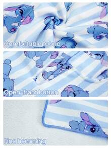 Khăn tắm che bikini hình nàng tiên cá hoạt hình dễ thương dưới nước dành cho bé gái. - Màu xanh lam - Xem 3