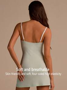 Fluxe Women's Casual Pleated Sleeveless Dress With Numeric Print,Summer Outfits,Summer Clothes,Spring Clothing,Spring Outfit Women,Party Outfit,Beach Outfits For Women,Beach Vacation Outfits For Women,Graduation Ceremony,Going Out Outfits,Birthday Outfits For Women,Vacation Outfits Women,Summer Holiday Outfits,Holiday Outfits,Casual Outfit For Women,Women's Sportswea,Workout Sets For Women,Green Dress - Green - View 2