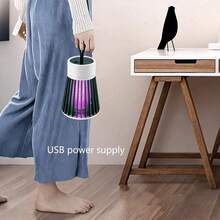 Máy diệt côn trùng, máy diệt muỗi, đèn diệt ruồi, đèn LED không bức xạ, dùng điện USB, hoạt động êm ái, diệt rệp giường trong nhà, diệt muỗi, côn trùng, ruồi giấm, bướm đêm, ruồi giấm kèm chổi nhỏ. - Nhiều màu - Xem 11